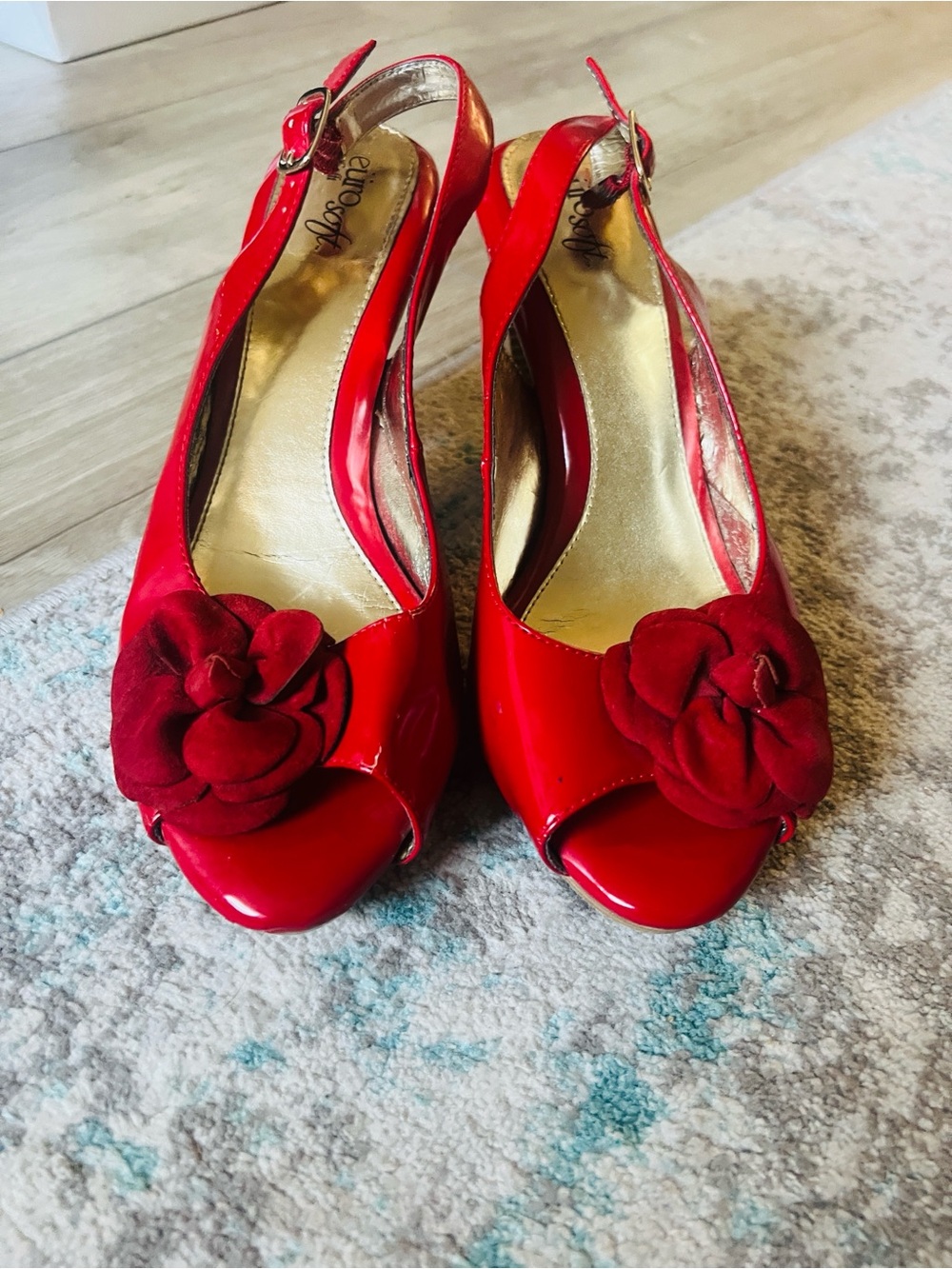 Red Sling Back 4” heels | Sz 10